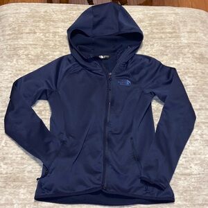 The North Face Women's Navy Blue Hooded Jacket